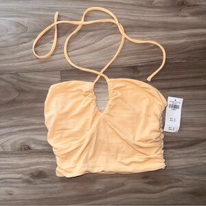 Abercrombie & Fitch Light Orange Halter Camisole